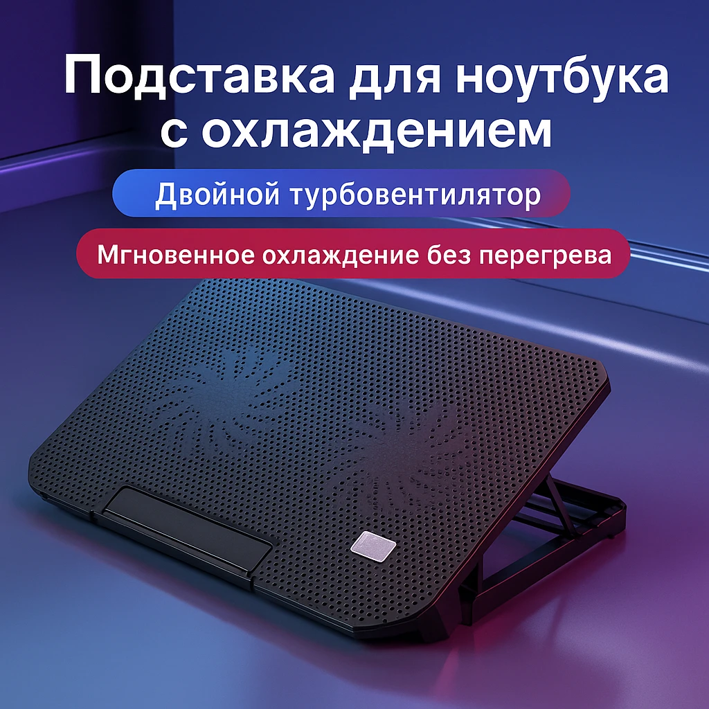 Подставка для ноутбука с охлаждением