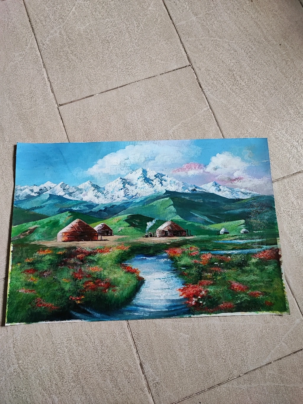 Картины, акрил.