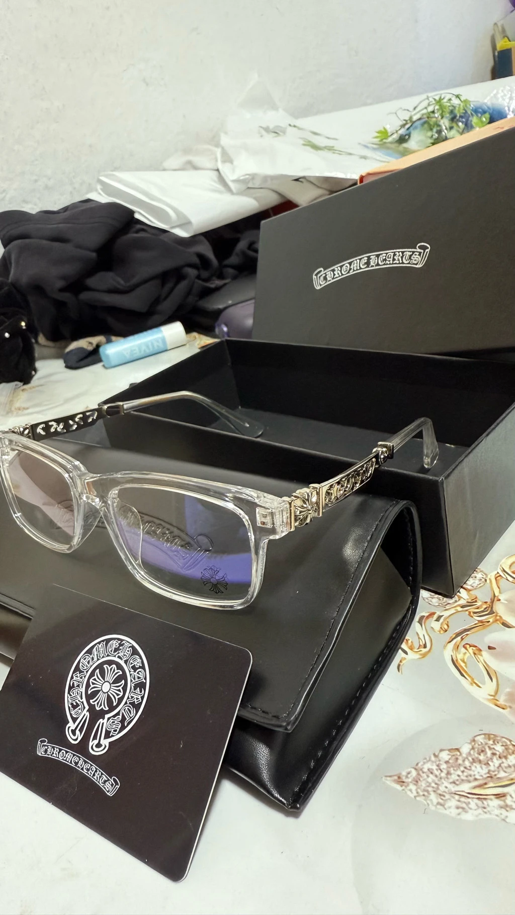 Очки Chrome Hearts нулевки