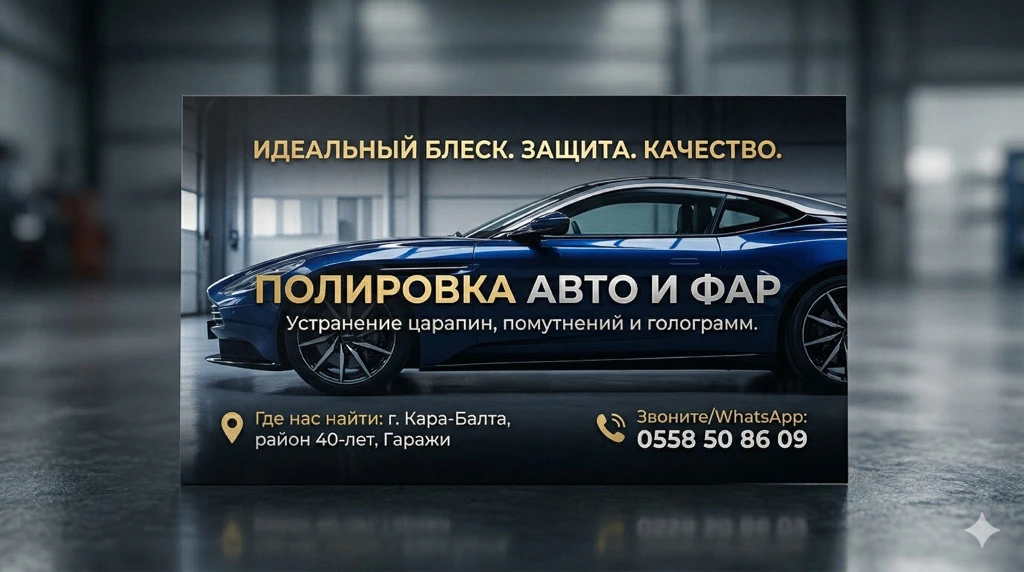 полировка кузова и фар